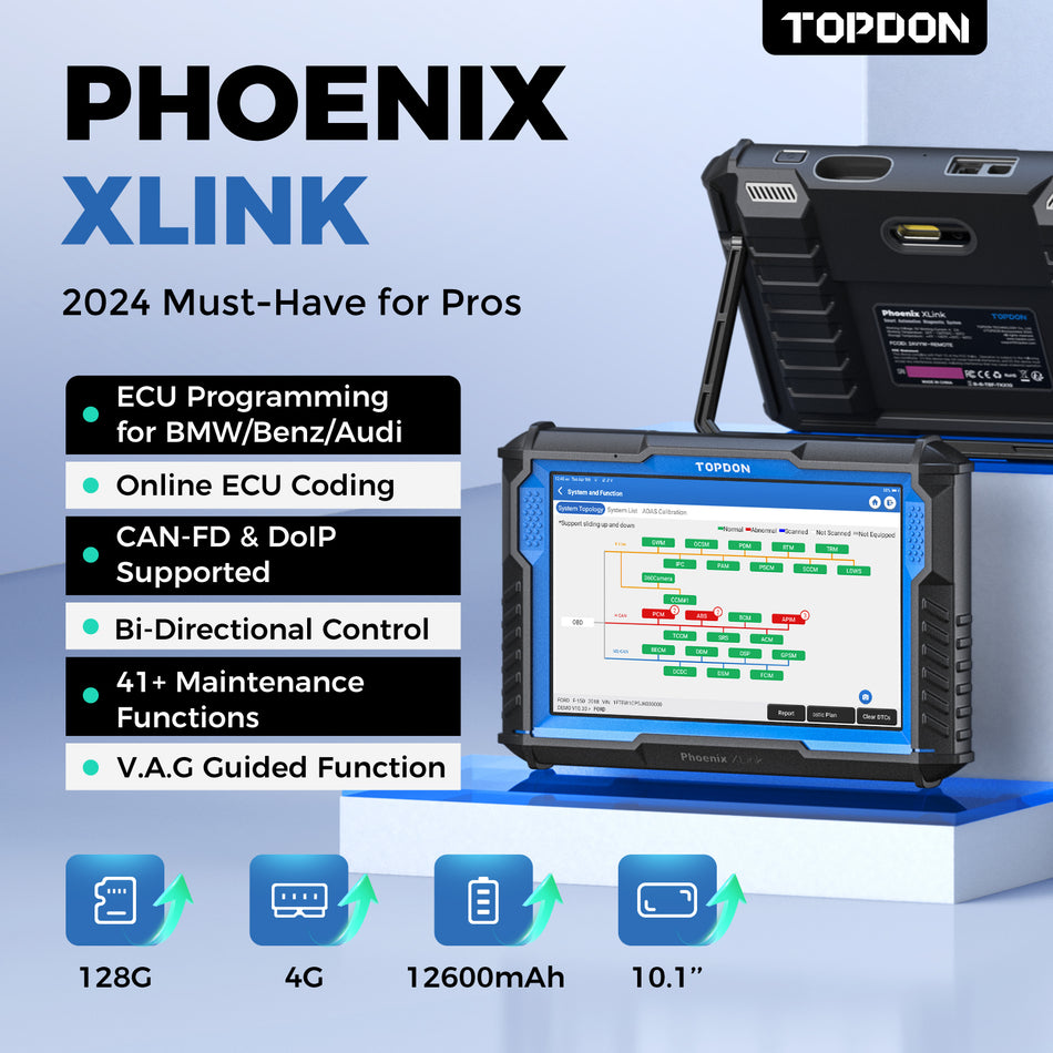 Phoenix Diognostic Module TOPDON Integrated Diagnostic Tool | Phoenix XLink – TOPDON AUSTRALIA