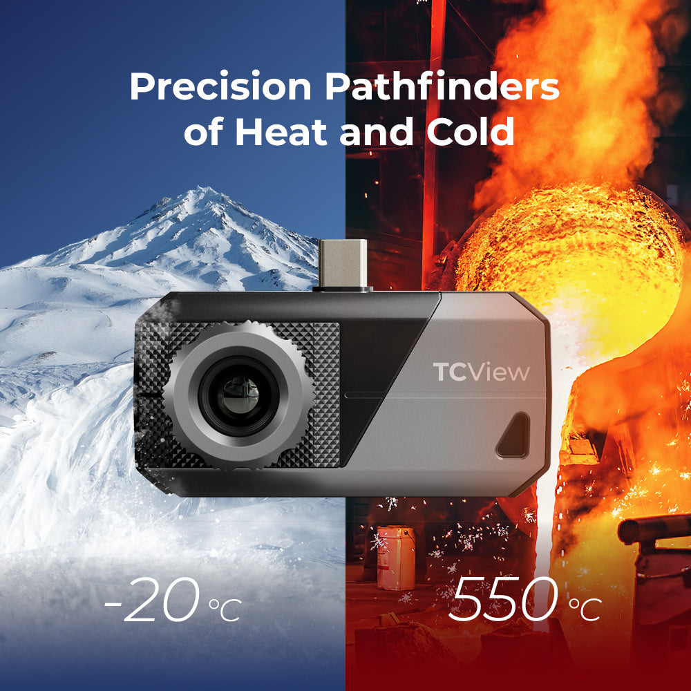 TOPDON Thermal Infrared Camera | TS001 | Sharp Focus, Close or