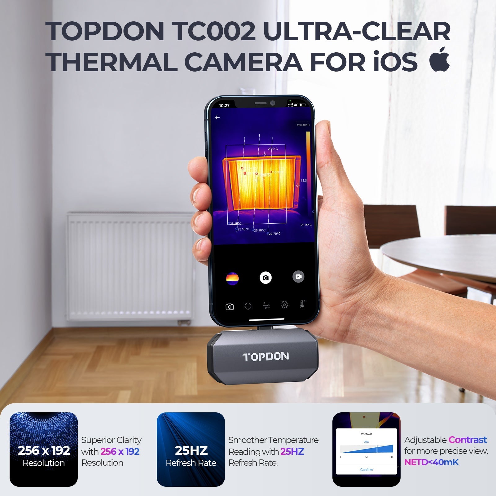 TOPDON Thermal Infrared Camera | TC002 | The Dark Has No